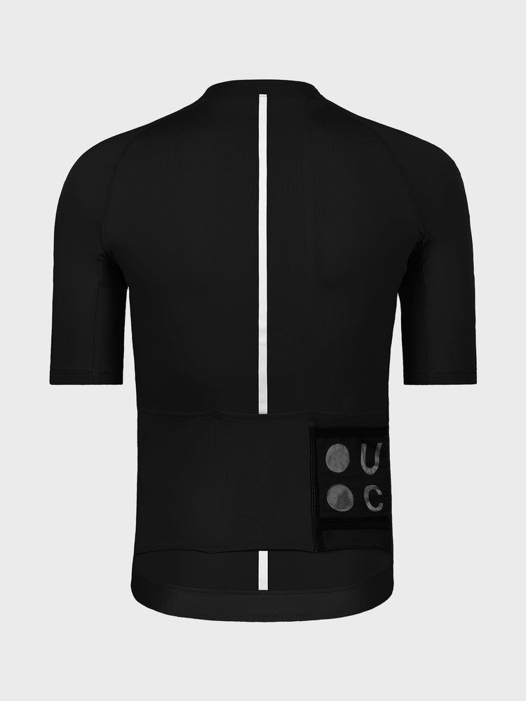 Universal Colours Mono Short Sleeve Jersey -  Black | CYCLISM Manila