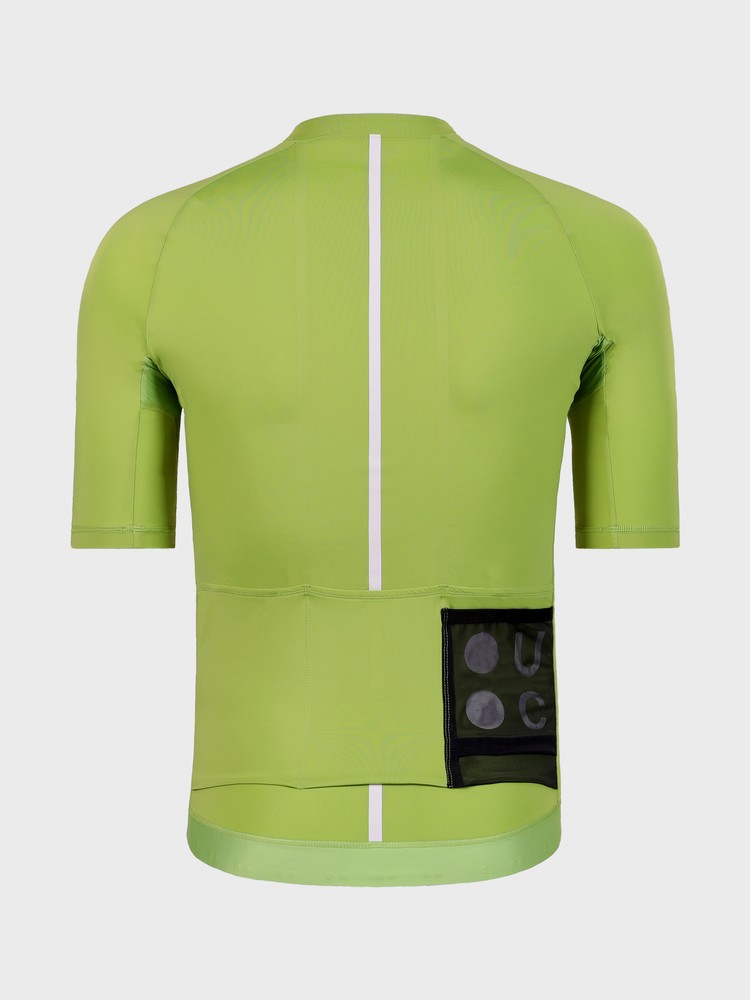 Universal Colours Men&#39;s Mono Cycling Jersey - Spring Green | CYCLISM Manila