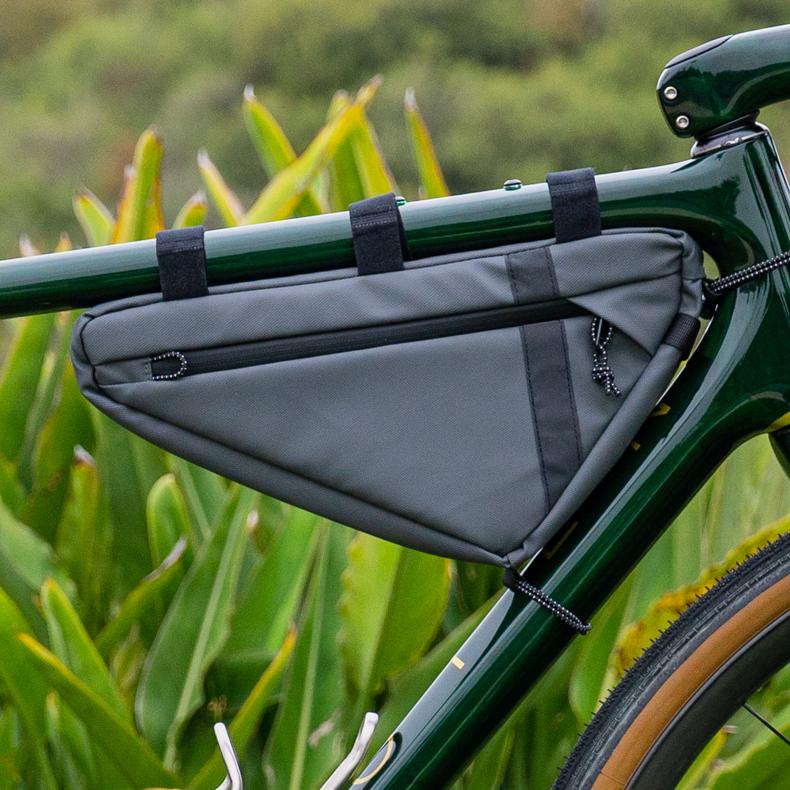 Lead Out! Mini Bike Frame Bag - Charcoal | CYCLISM