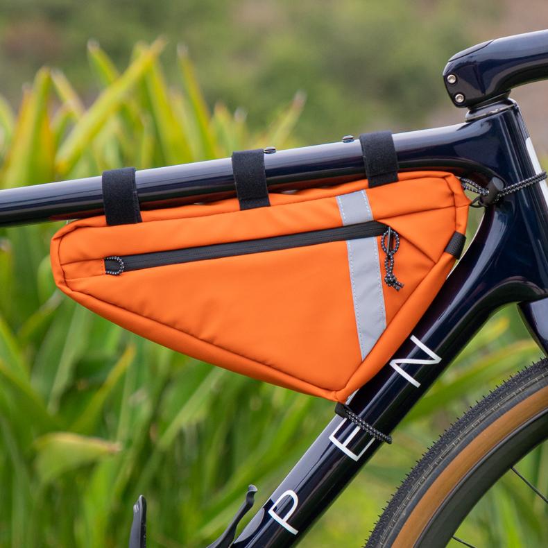 Lead Out! Mini Bike Frame Bag - Orange | CYCLISM