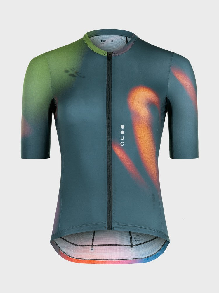 Universal Colours Women&#39;s Spectrum Cycling Jersey - Slate Grey/Multi Coloured | CYCLISM Manila