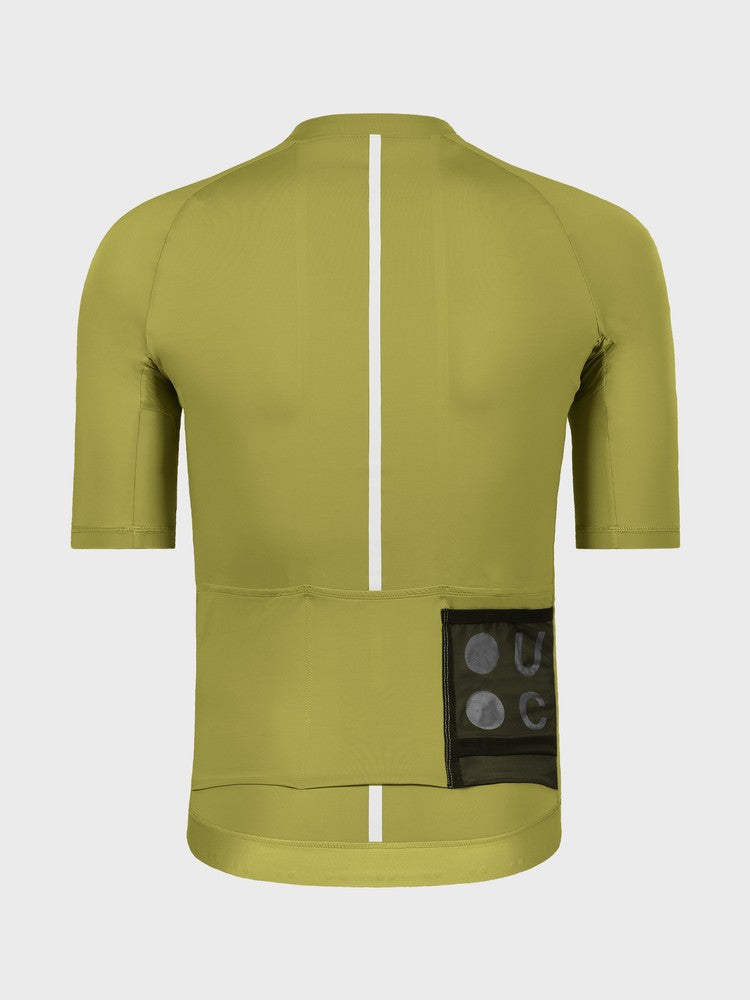 Universal Colours Mono Cycling Jersey - Olive Gold | CYCLISM Manila
