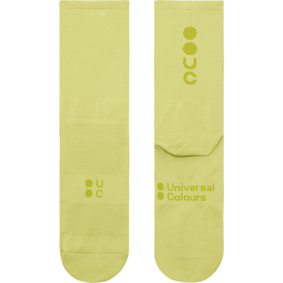 Universal Colours Mono Summer Socks - Lime Green | CYCLISM Manila