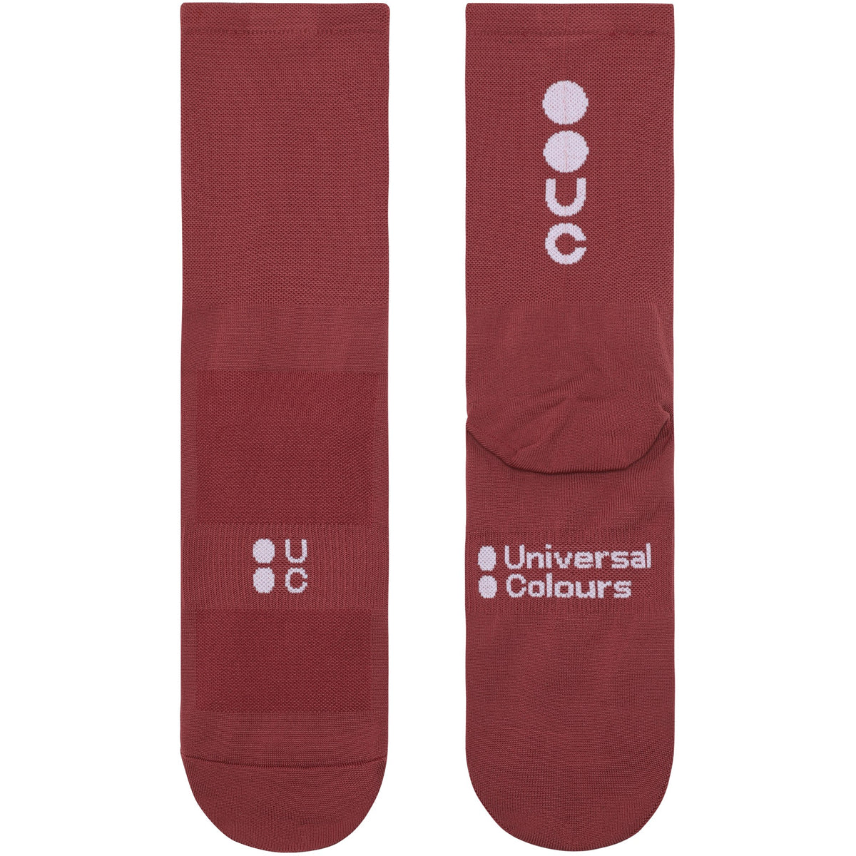 Universal Colours Mono Summer Socks - Rusty Red | CYCLISM Manila