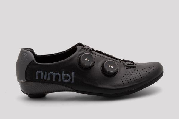 Nimbl EXCEED Premium Cycling Road Shoes - Black | CYCLISM